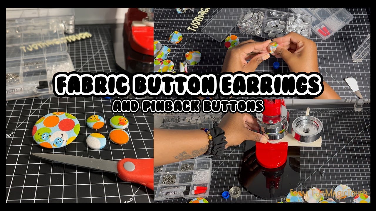 Tutorial: Fabric Covered Buttons and Snaps – Little Lizard King